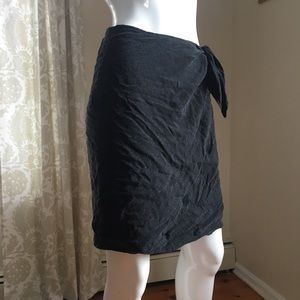 Salaam black wrap skirt